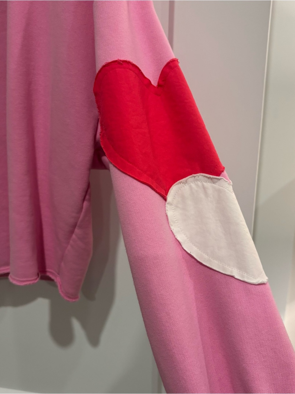 Target Joylab Women’s Valentines Patchwork Crewneck Sweatshirt Size: XXS - Picture 6 of 7